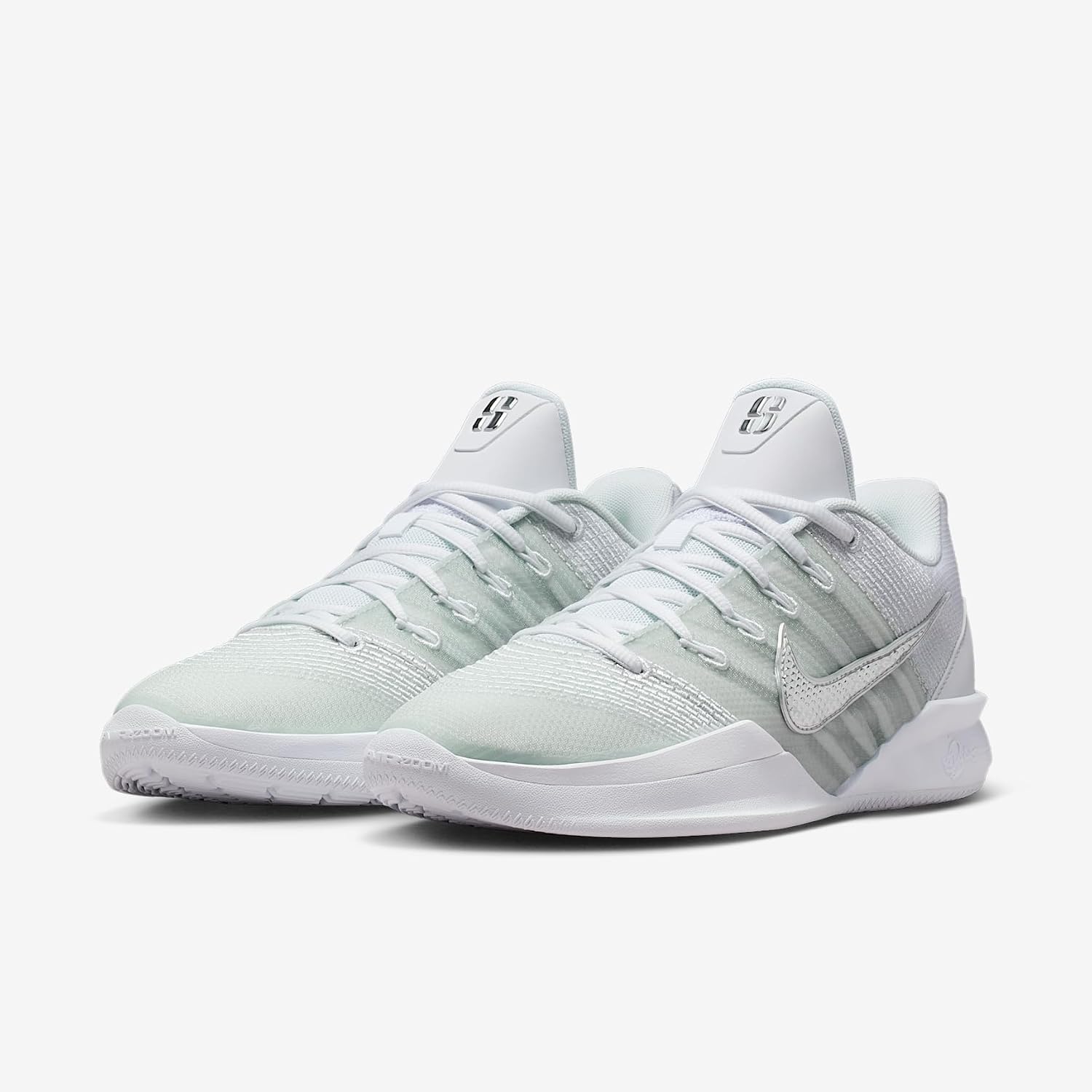 Nike Sabrina 3 Basketball Shoes (White/Mint Foam/Metallic Silver)