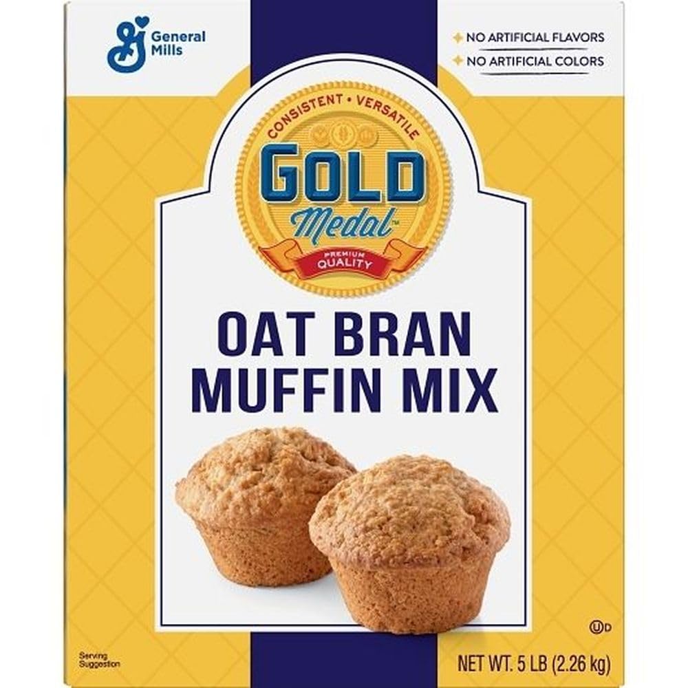 Gold Medal Oat Bran Muffin Mix 6 Case 5 Pound