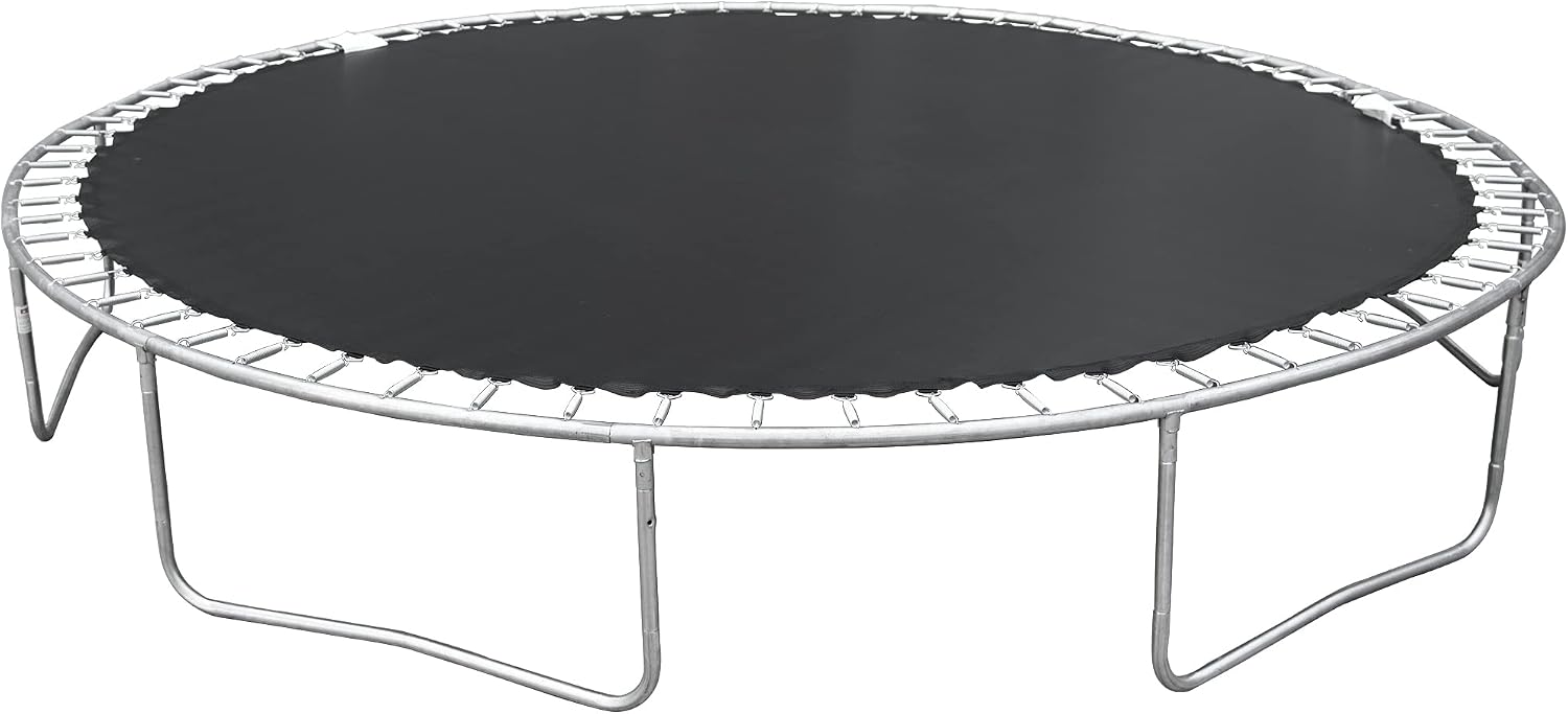 Evedy 16FT 14FT 12FT Trampoline Set with Swing, Slide, Basketball Hoop,Sports Fitness Trampolines with Enclosure Net
