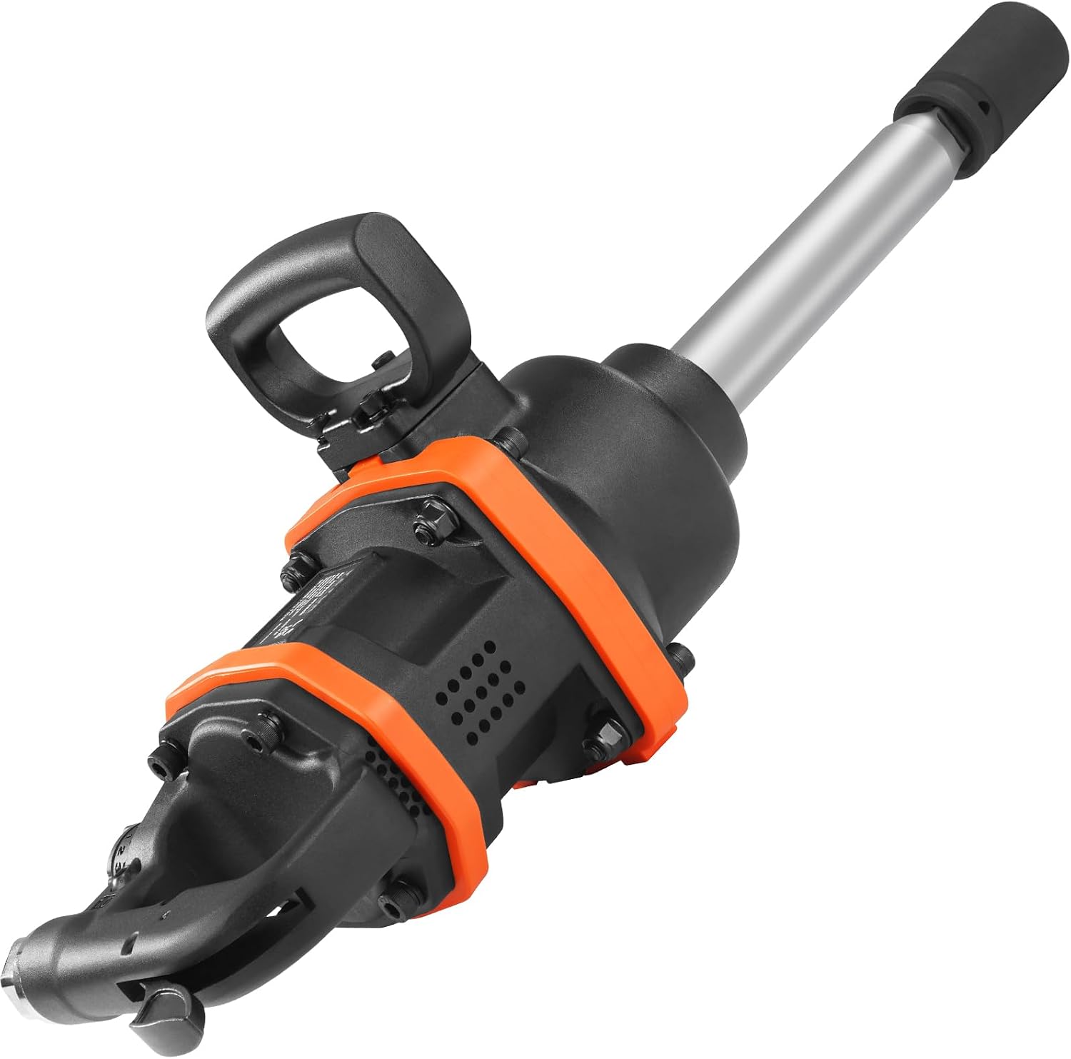 VEVOR 1 Inch Air Impact Wrench, Up to 3160 ft-lbs High Reverse Torque Output 1' Pneumatic Impact Gun w/ 8 Inch Extended Anvil & Carrying Case for Heavy Duty Repairs and Maintenance