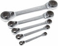 Bahco BAHS4RM5T 8-36 mm Reversible Ratchet Spanner (Set of 5)