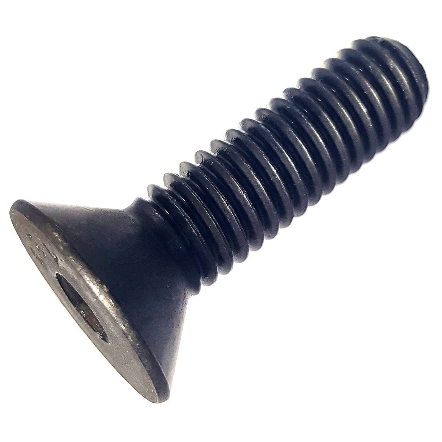 7/16-14 x 1' Flat Head Socket Cap Screws Kit Hardware Grade 8 Steel Black Oxide Pack of 50 Fastener Set LS13935F