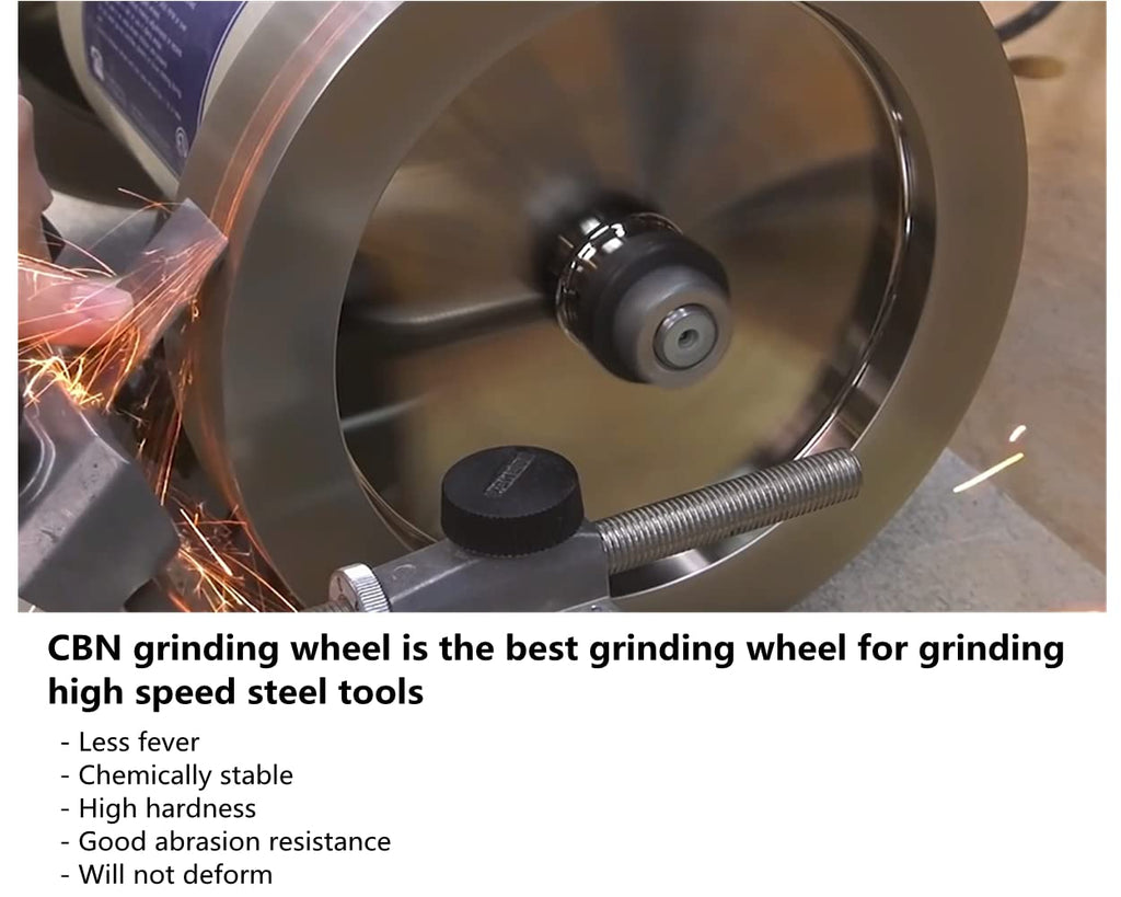 8 inch CBN Grinding Wheel 180 Grit and 600 Grit