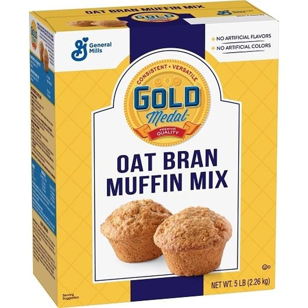 Gold Medal Oat Bran Muffin Mix 6 Case 5 Pound