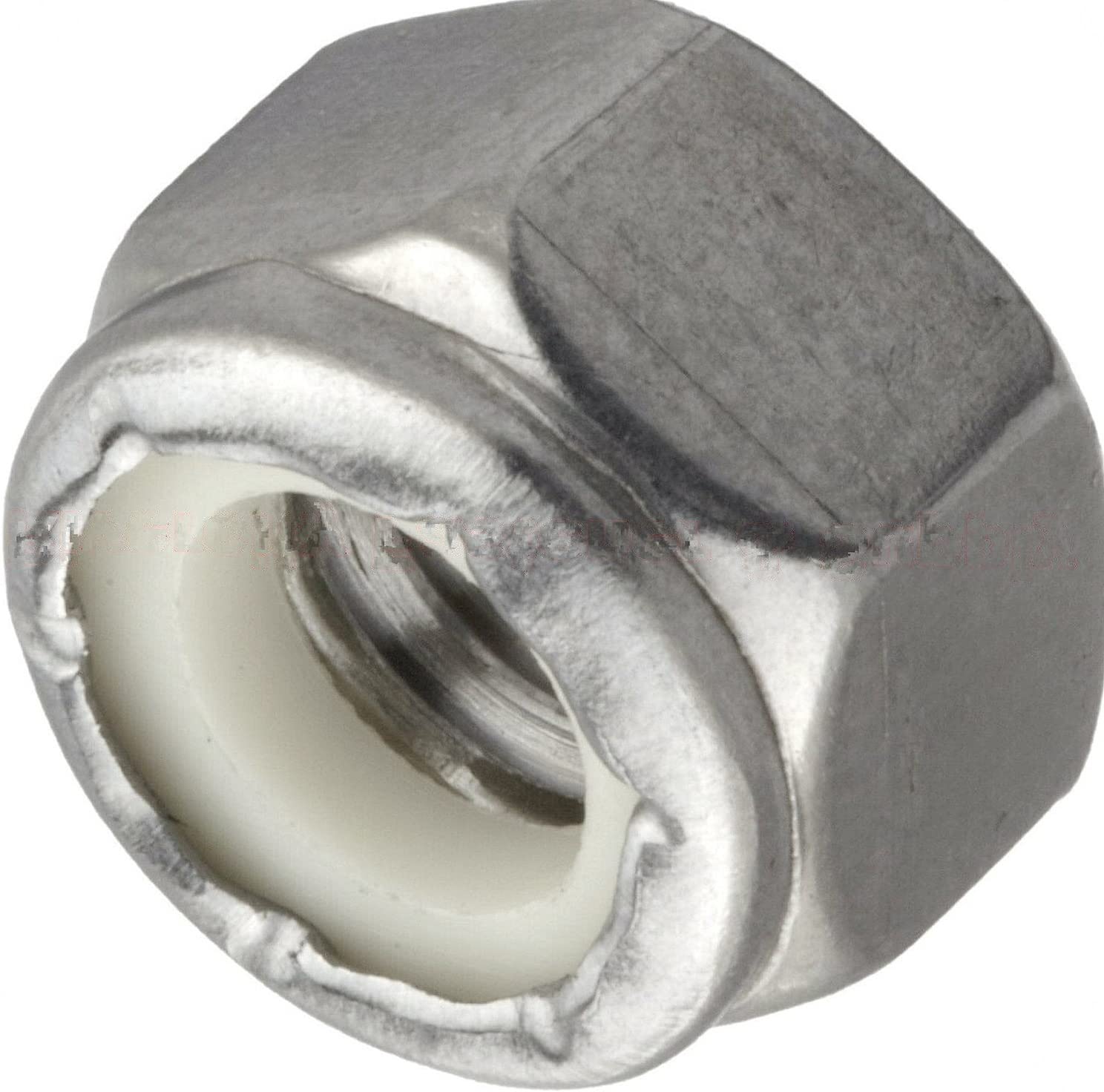 (Qty 1000pcs) 1/4-20 Coarse Thread 18-8 Stainless Nylon Insert Lock/Stop Nut 1/4x20 Multi-Purpose Comprehensive Hardware Fastener Assortment Kit Cit01705Riv