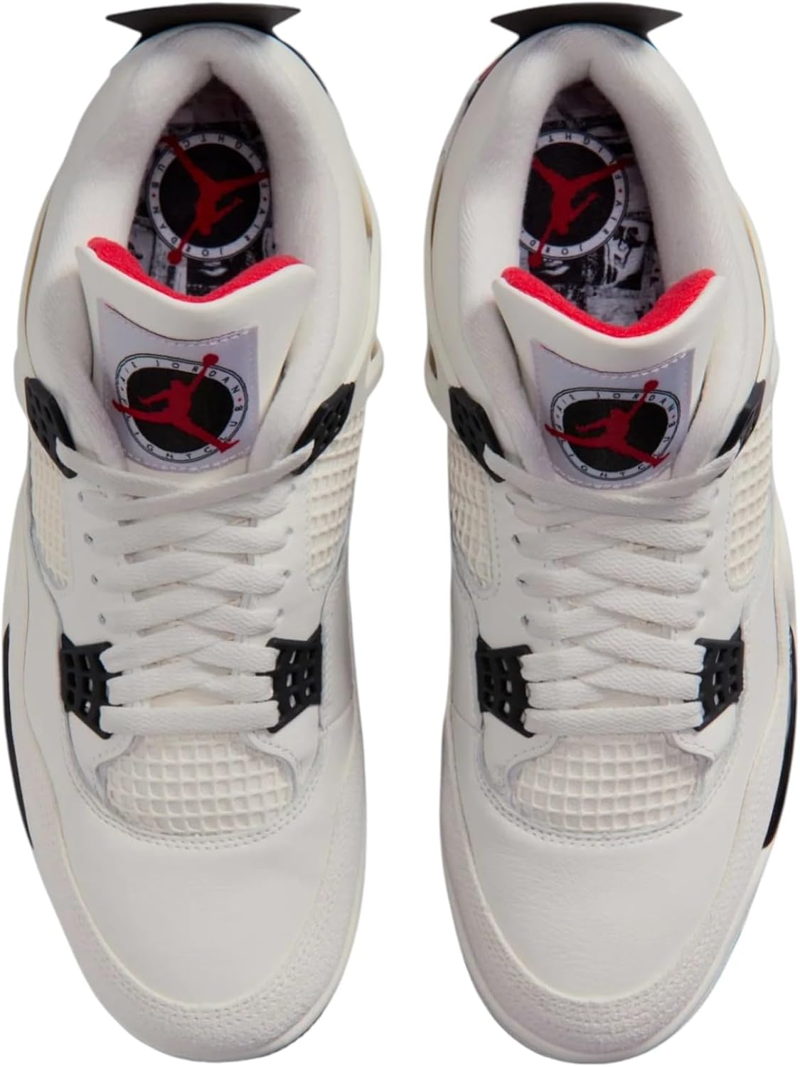 Air Jordan 4 Retro Flight Club Men's Shoes (Sail/University Red/Black)