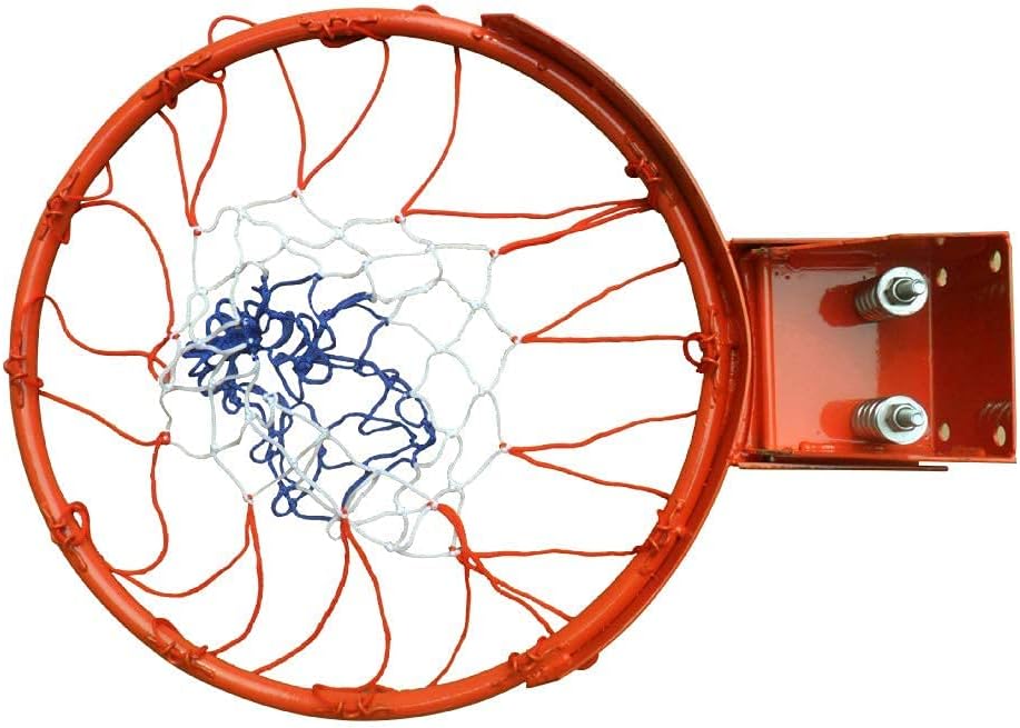 THUNDERBAY Reinforced Heavy Duty Breakaway Wall Mounted Basketball Rim,18 inch Basketball Rim Goal Replacement for Indoor Outdoor Walls