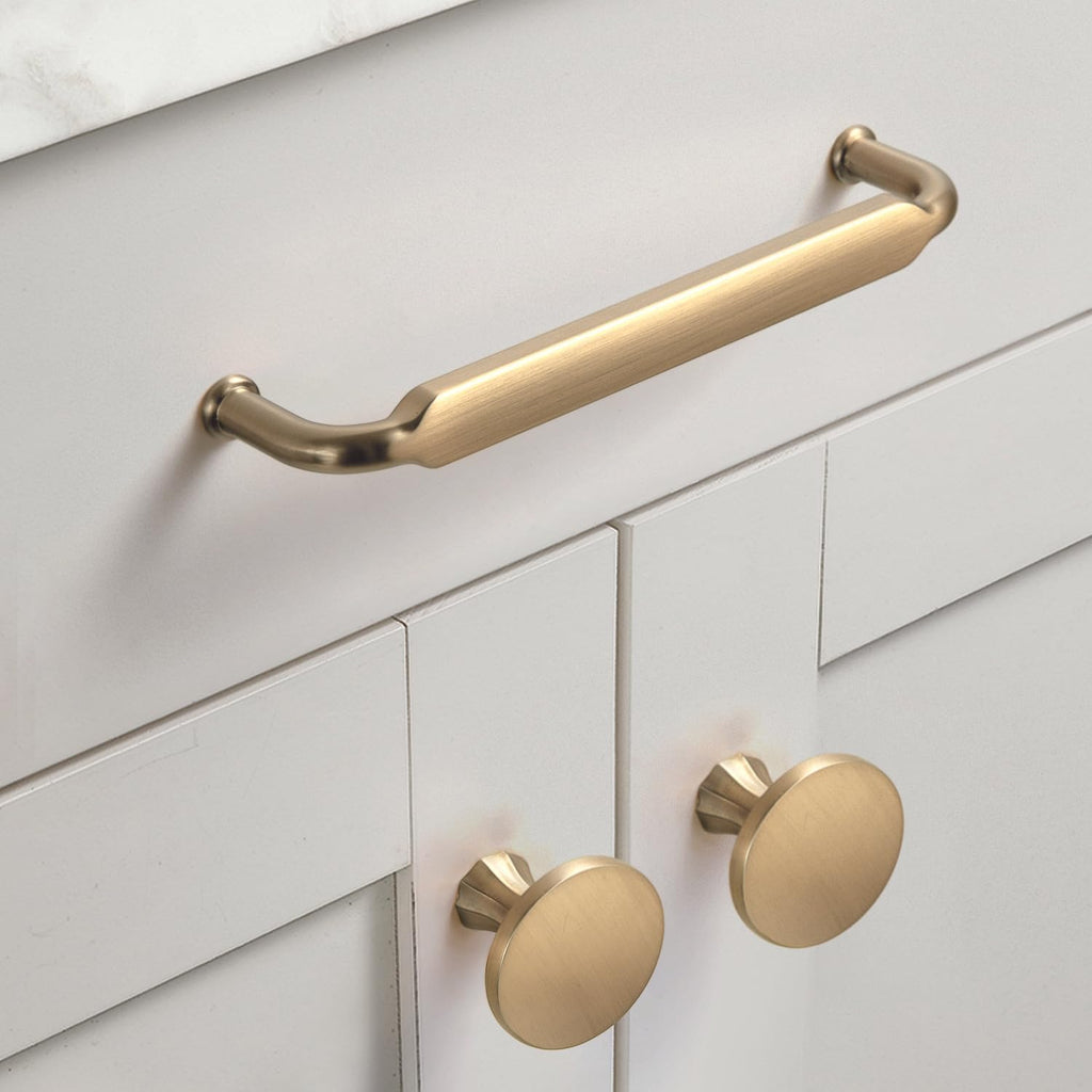 Goo-Ki 6 Pack 12-3/5 Inch （320mm） Hole Center Cabinet Pulls Champagne Bronze Zinc Alloy Kitchen Drawer Pulls Drawer Handles 13.05 Inch Length 2202-UBR-320