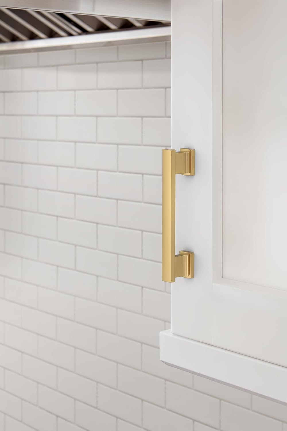 Amerock Triomphe 3-3/4 inch (96mm) Center-to-Center Champagne Bronze Cabinet Pull - 25 Pack