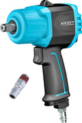 HAZET Impact Wrench 9012TT I Max. Loosening Torque1622ft-Lbs/T 2200 Nm, Square Drive 12.5 Mm (1/2 Inch) I High-Performance Double-Hammer Impact Wrench- Compact and Lightweight