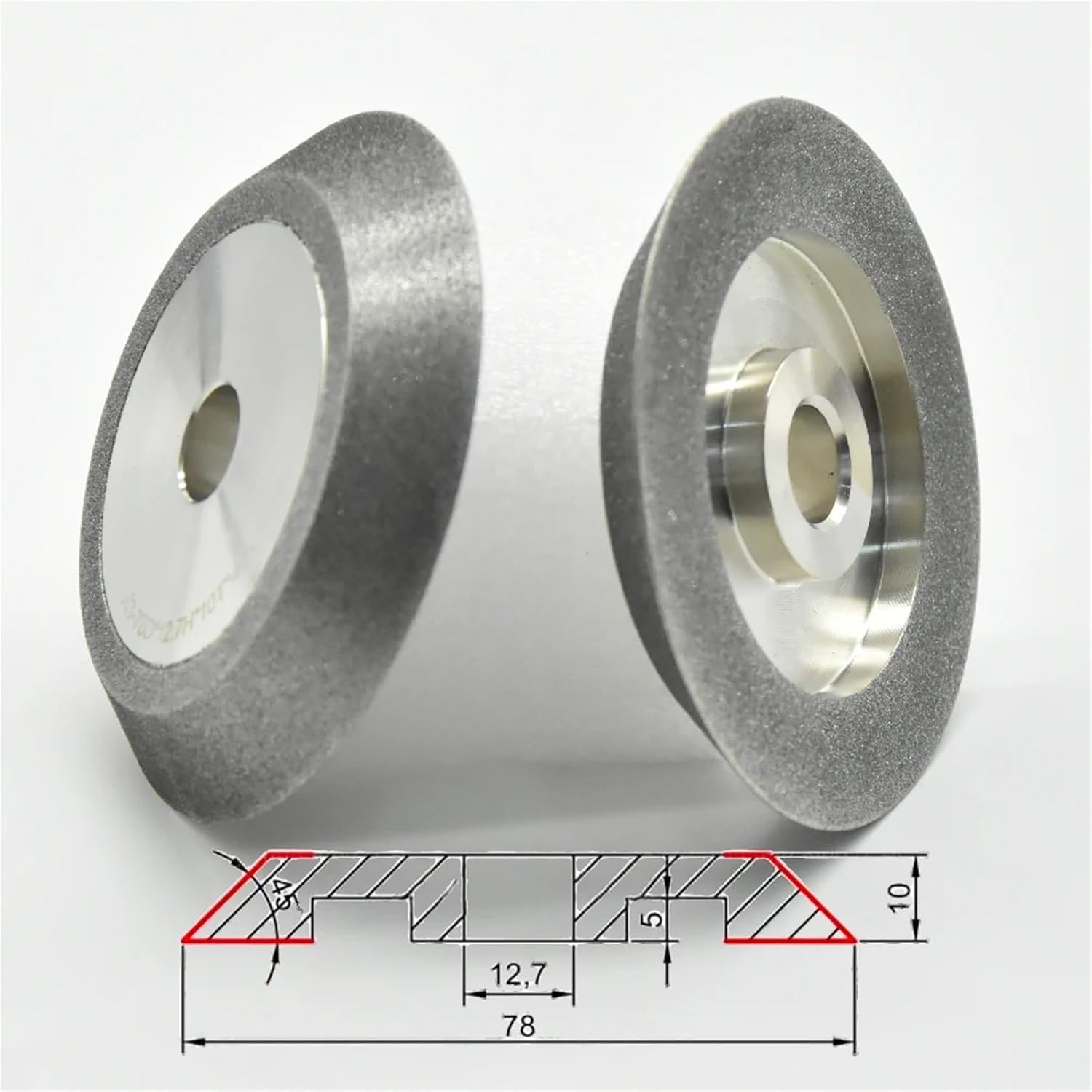 1pc CBN Grinding Wheel MR-X3 X1 Diamond 78mm MR-13B MR-20G MR-13D HSS Tungsten Grinder CBN230 SDC230 Drill Bit Sharpener(CBN230,MR-13A D)