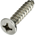 #8 x 2' Self Tapping Sheet Metal Screws Kit Hardware Oval Head Stainless Steel Pack of 500 Fastener Set LS13383F