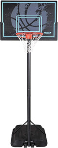 Lifetime Height Adjustable Portable Basketball Hoop, 44 Inch Impact Backboard, Black