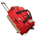 Portable First Aid Bag for Nurses Doctors,Rolling EMT with Wheels, Large Capacity Emergency Medical Backpack, Multi-Pocket Design, for Outdoor Hiking, Backpacking, Camping, Traveling