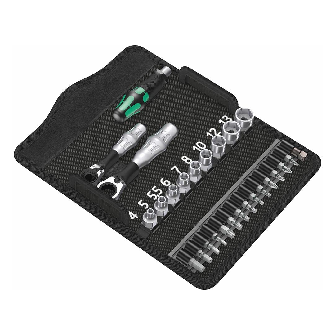 Wera - 5135918001 Kraftform Kompakt Zyklop Mini, Set of 27