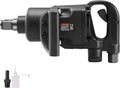 VEVOR 1 Inch Air Impact Wrench, Up to 2730 ft-lbs Reverse Torque Output 1' Pneumatic Impact Gun Lightweight w/ 2 Handles for Heavy Duty Repairs and Maintenance