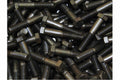 New Package of 100 (pcs) Hex Head Bolts 3/8'-16 x 2' inch Grade 8 Cap Screws Plain Black Set #MO1979-P Warranity by Pr-Mch