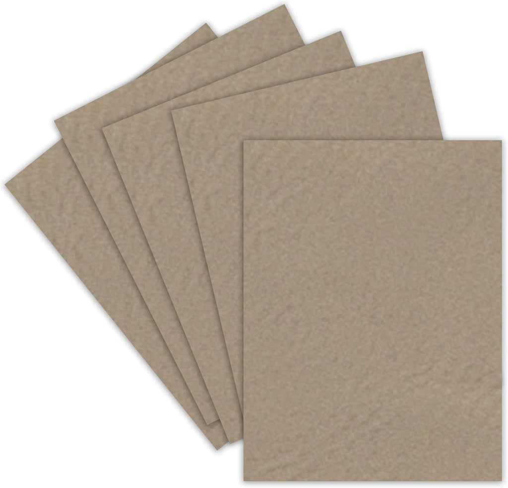 Faux Leather Sheets for Engraving Crafts 12' x 24' Leather-Like Texture with Soft Backing – for Cricut, Laser Engraving, DIY Projects, Jewelry, Bows, Gift Tags & Home Décor (25 Sheets, Buckskin)
