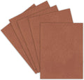 Faux Leather Sheets for Engraving Crafts 12' x 24' Leather-Like Texture with Soft Backing – for Cricut, Laser Engraving, DIY Projects, Jewelry, Bows, Gift Tags & Home Décor (25 Sheets, Chestnut)