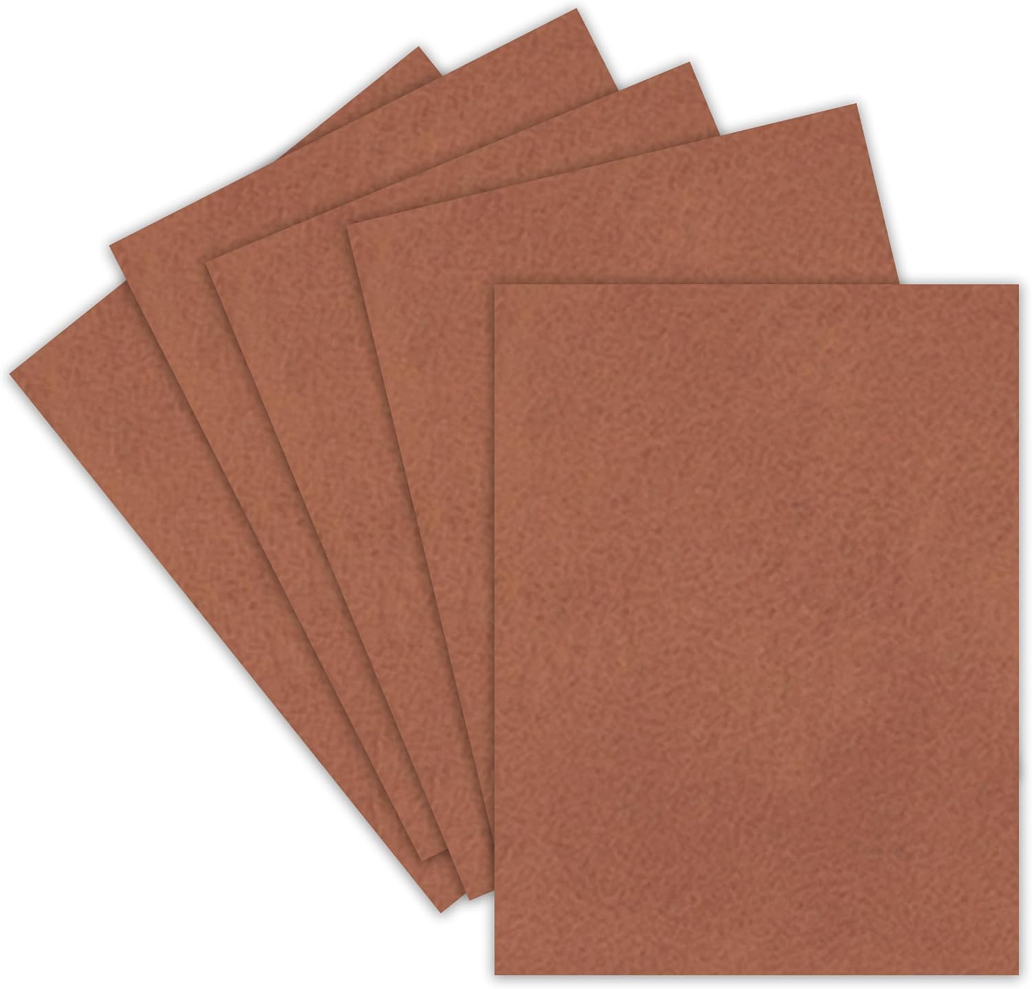 Faux Leather Sheets for Engraving Crafts 12' x 24' Leather-Like Texture with Soft Backing – for Cricut, Laser Engraving, DIY Projects, Jewelry, Bows, Gift Tags & Home Décor (25 Sheets, Chestnut)
