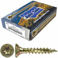 8 x 1 Gold Star Wood Screw Torx/Star Drive Flat Head - CASE of 9-5 Pound Boxes 12,420 Screws