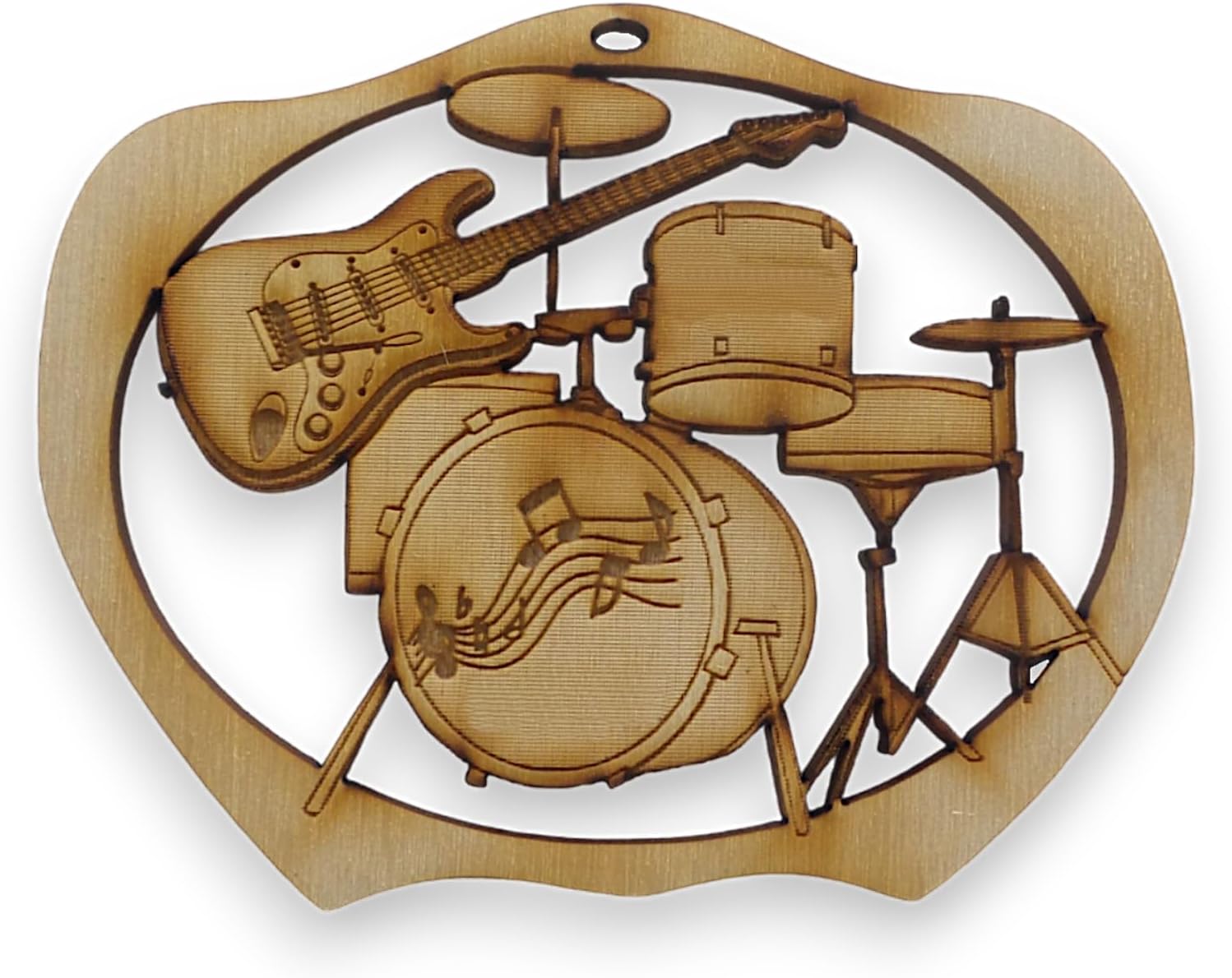10PK Drum and Guitar Ornament, Band Gift, Drum Ornaments for Christmas Tree, Musician Gifts for Men and Women