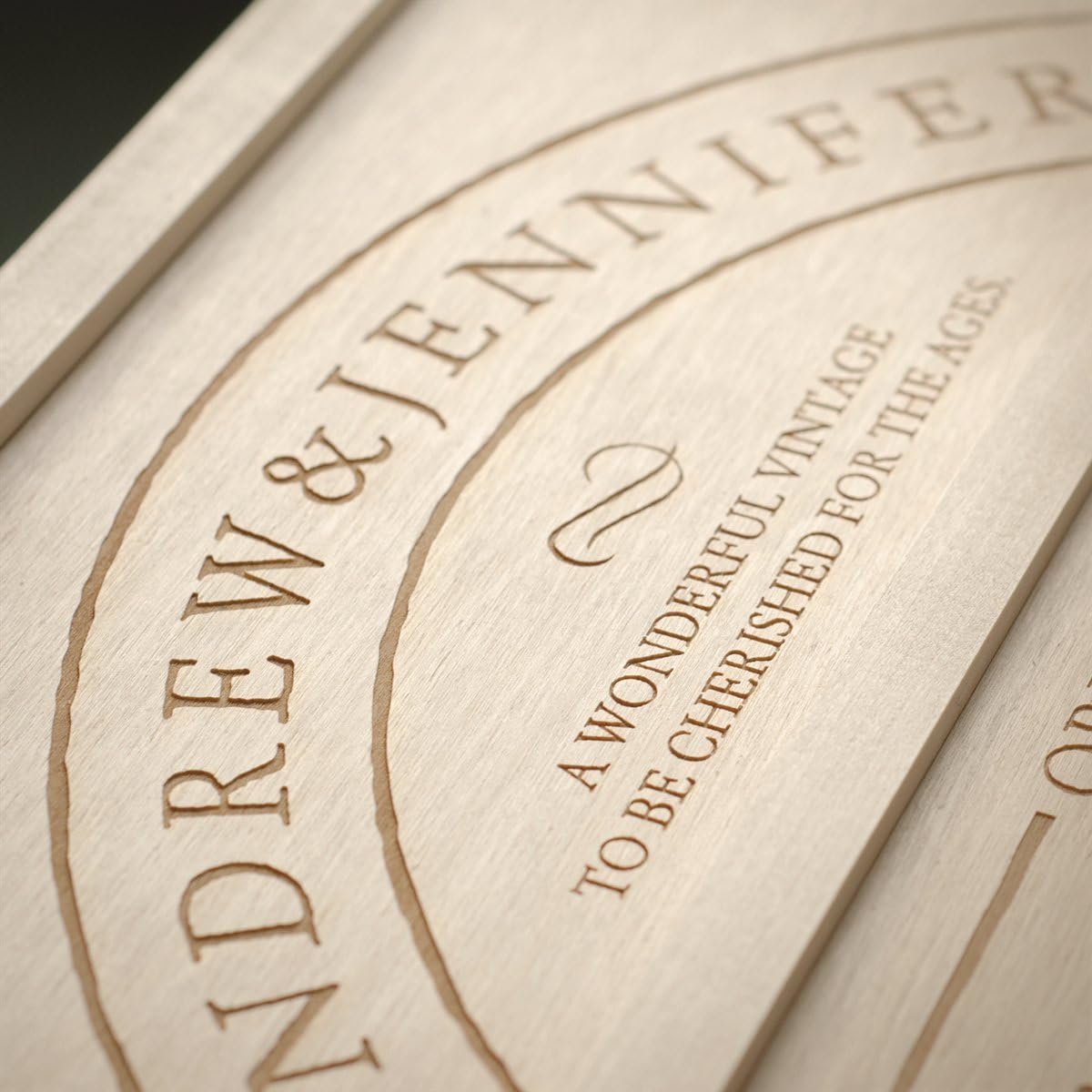 Family Vintage Anniversary Wine Box