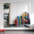 Ruomeng Home Gym Mirror, 55''x30''x2PCS Full Length, Large Frameless Body Mirror Tempered Glass for Gym, Workout, Yoga, Garage, Dance Studio