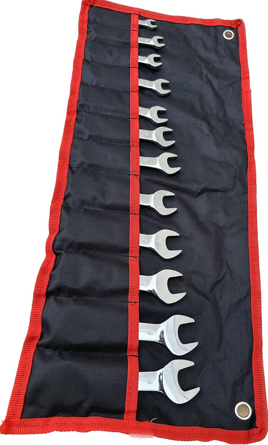 12pcs Combination End 72 Ratchet Teeth Stubby Wrench Set Metric 8-19mm 180° flex NEW