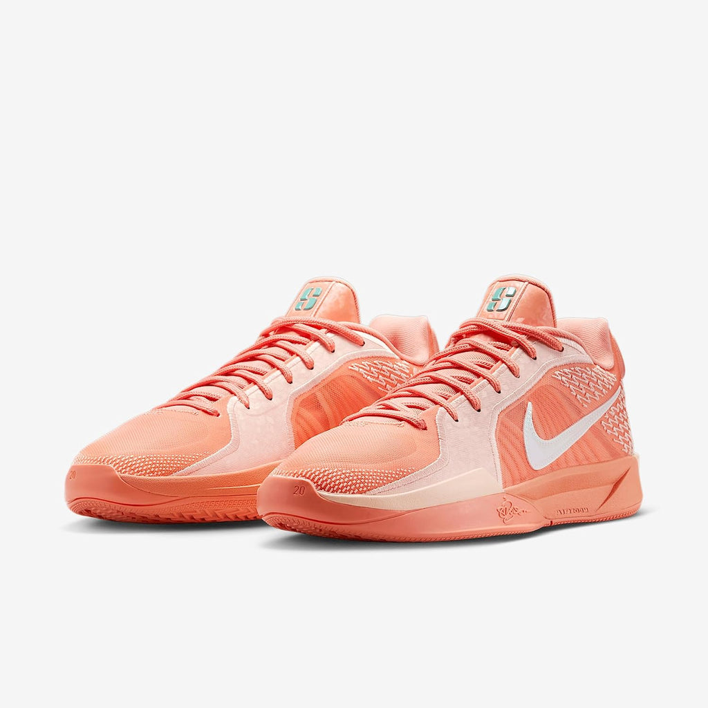 Sabrina 2 Basketball Shoes (FQ2174-801, Apricot Agate/Washed Coral/Washed Teal/Light Bone) Size 6