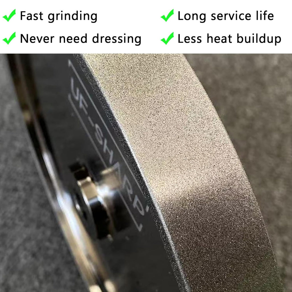 1000 Grit 8 inch CBN Grinding Wheel and 28mm Roughing Gouge