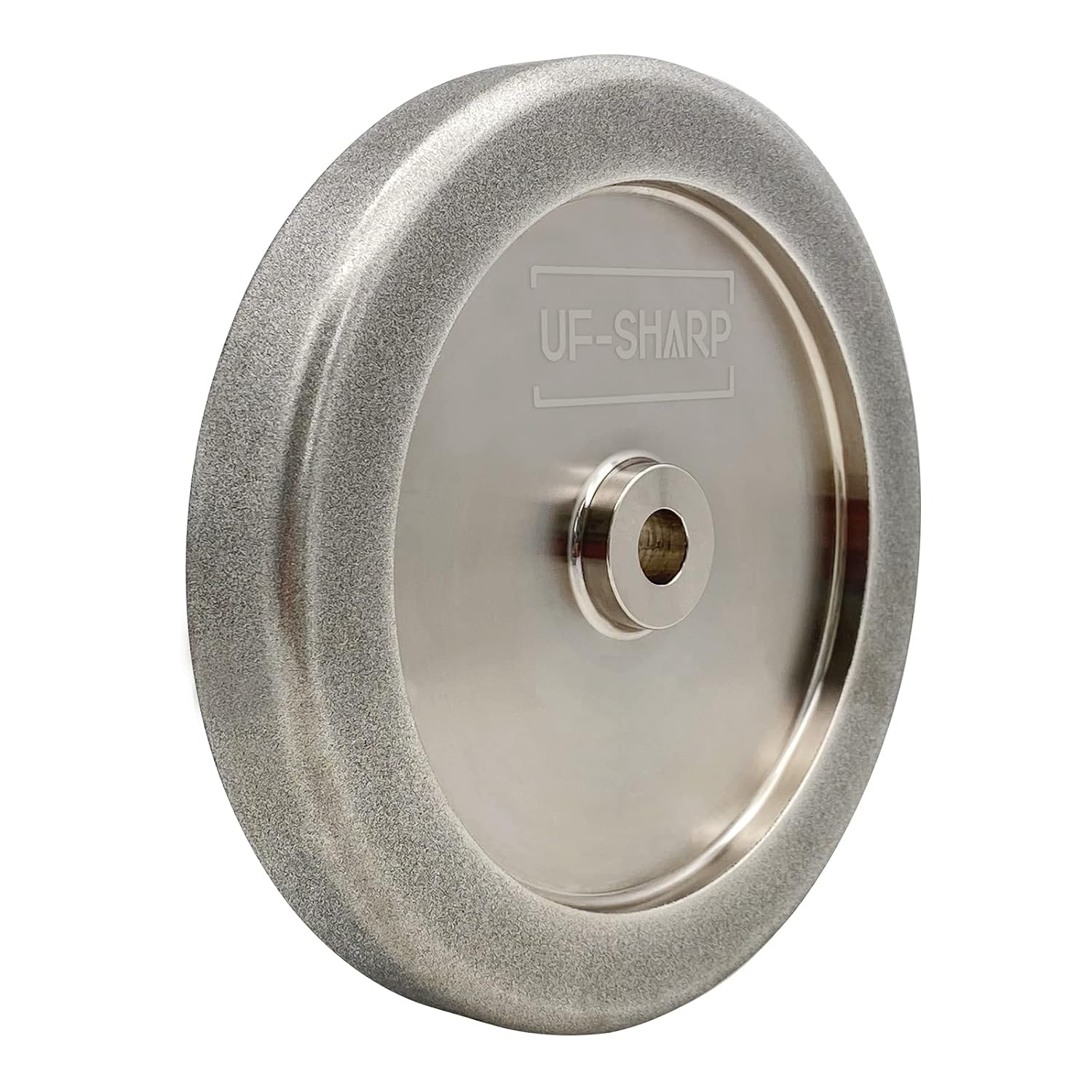 6 inch 4 in 1 CBN Grinding Wheel - 180 Grit x 1.25' Wide x 1/2' Bore (180 Grit)