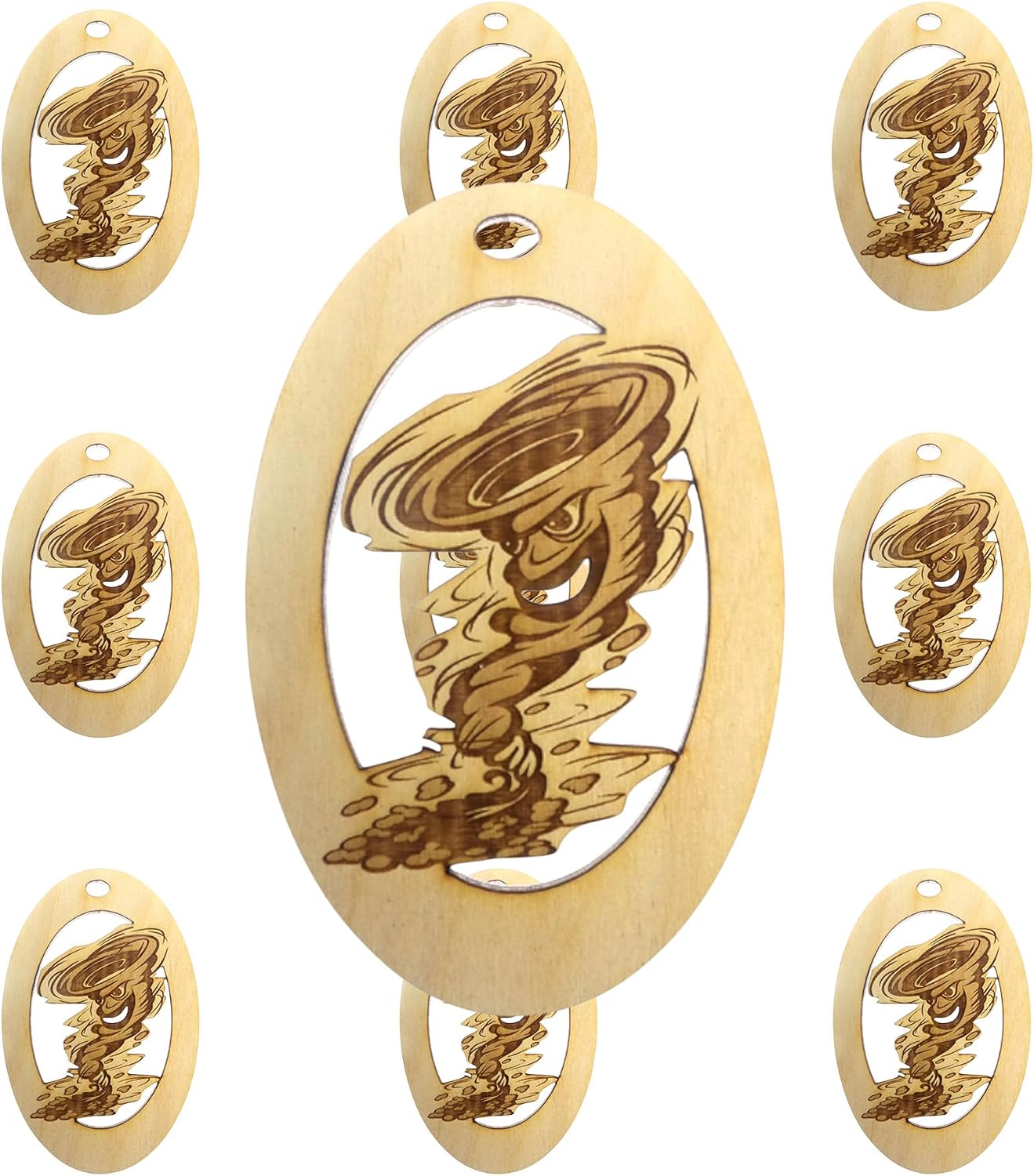 10PK Personalized Tornado Ornament - Tornado Gift - Gift for Your Little Tornado