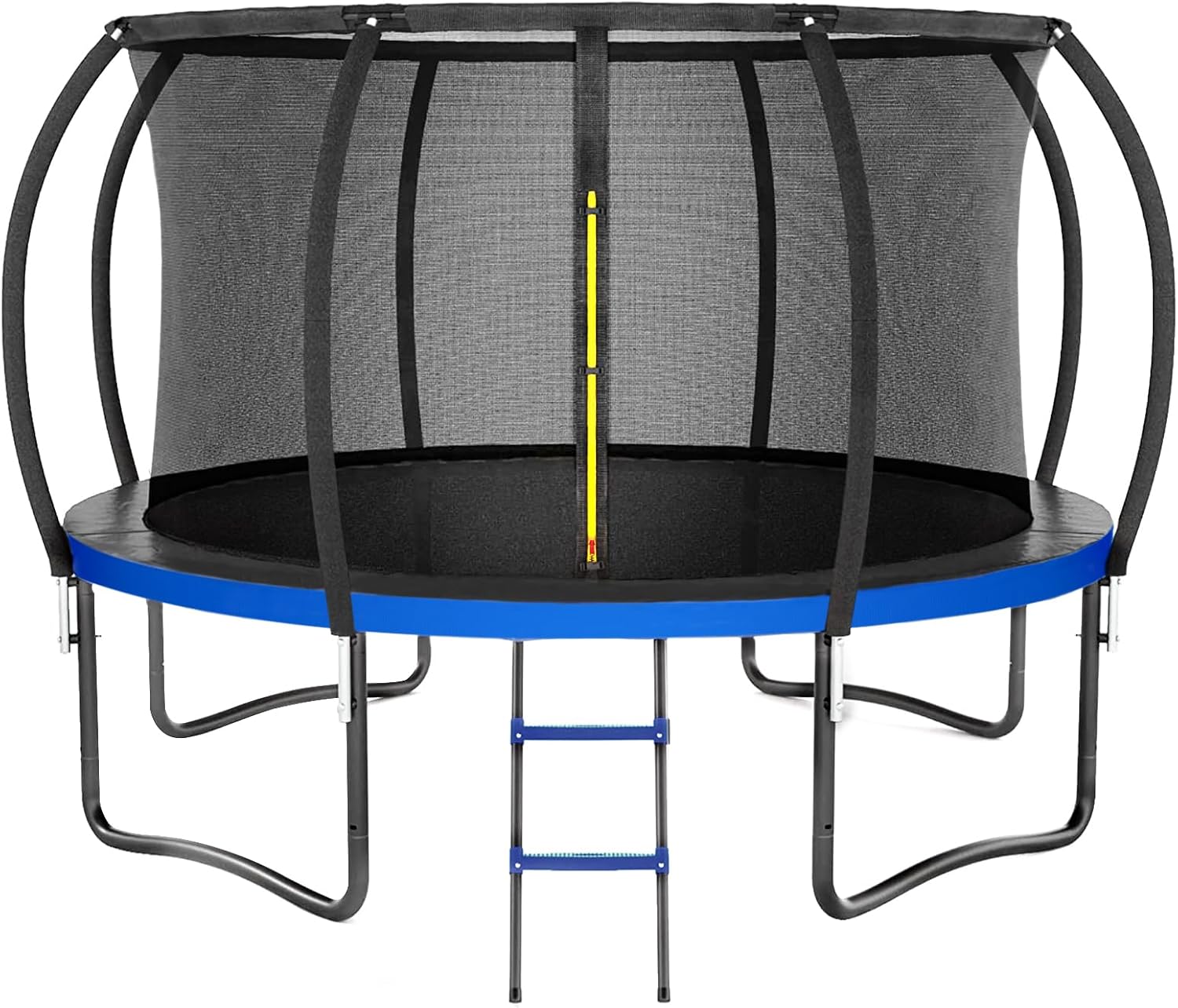 Kiivakii Trampoline 8FT 10FT 12FT 14FT 16FT, Outdoor Trampolines for Kids and Adults, Recreational Trampoline with Enclosure Net & Ladder, Round Trampolines ASTM Approved