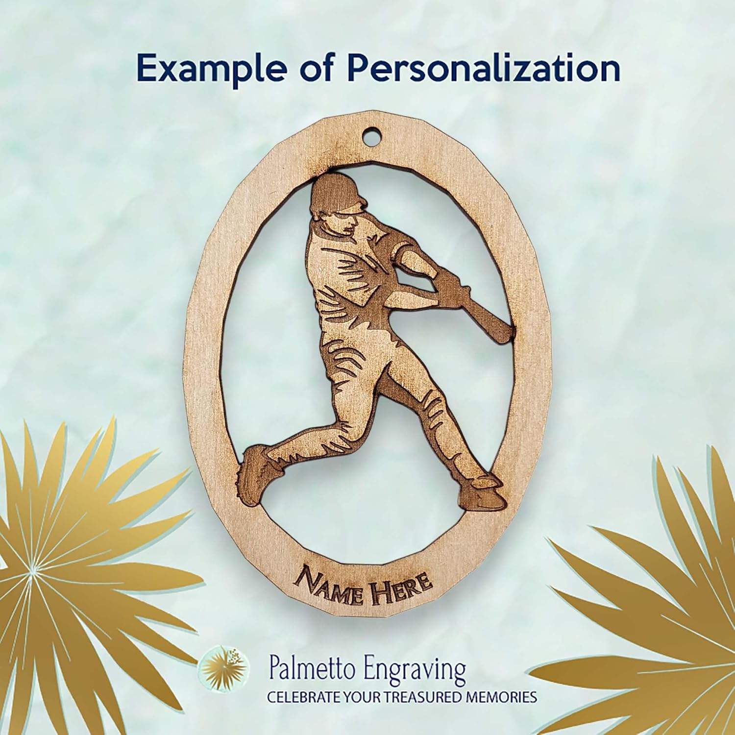 10PK Personalized Baseball Ornaments, Baseball Team Player Gifts, Sports Ornaments, Sports Christmas Tree Decorations, Baseball Themed Gift Ideas for Team, Handmade in The USA