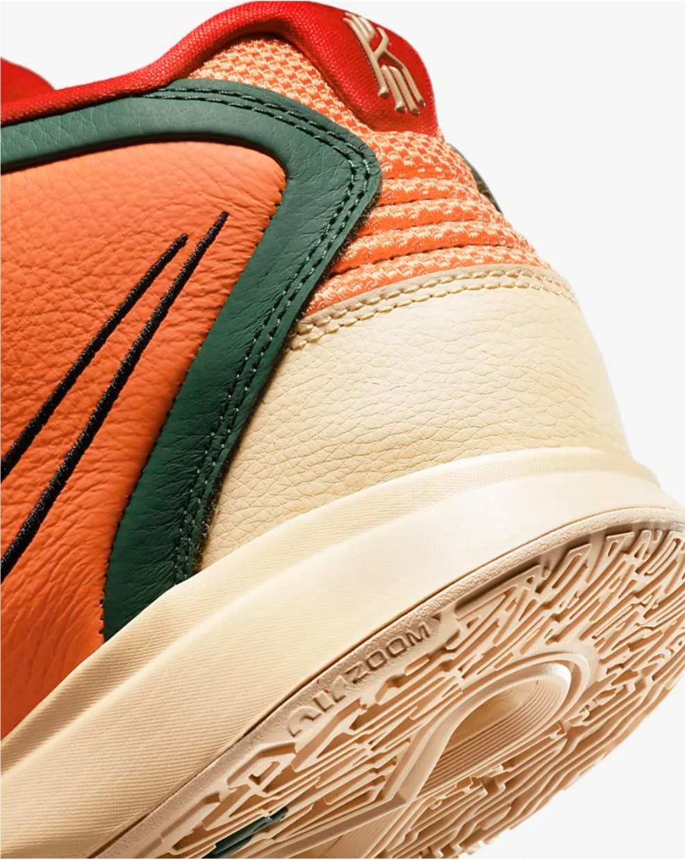 Nike Kyrie Infinity 1 World 1 People DO9614-800 Safety Orange/Gorge Green/Sesame/Black Men's Basketball Shoes