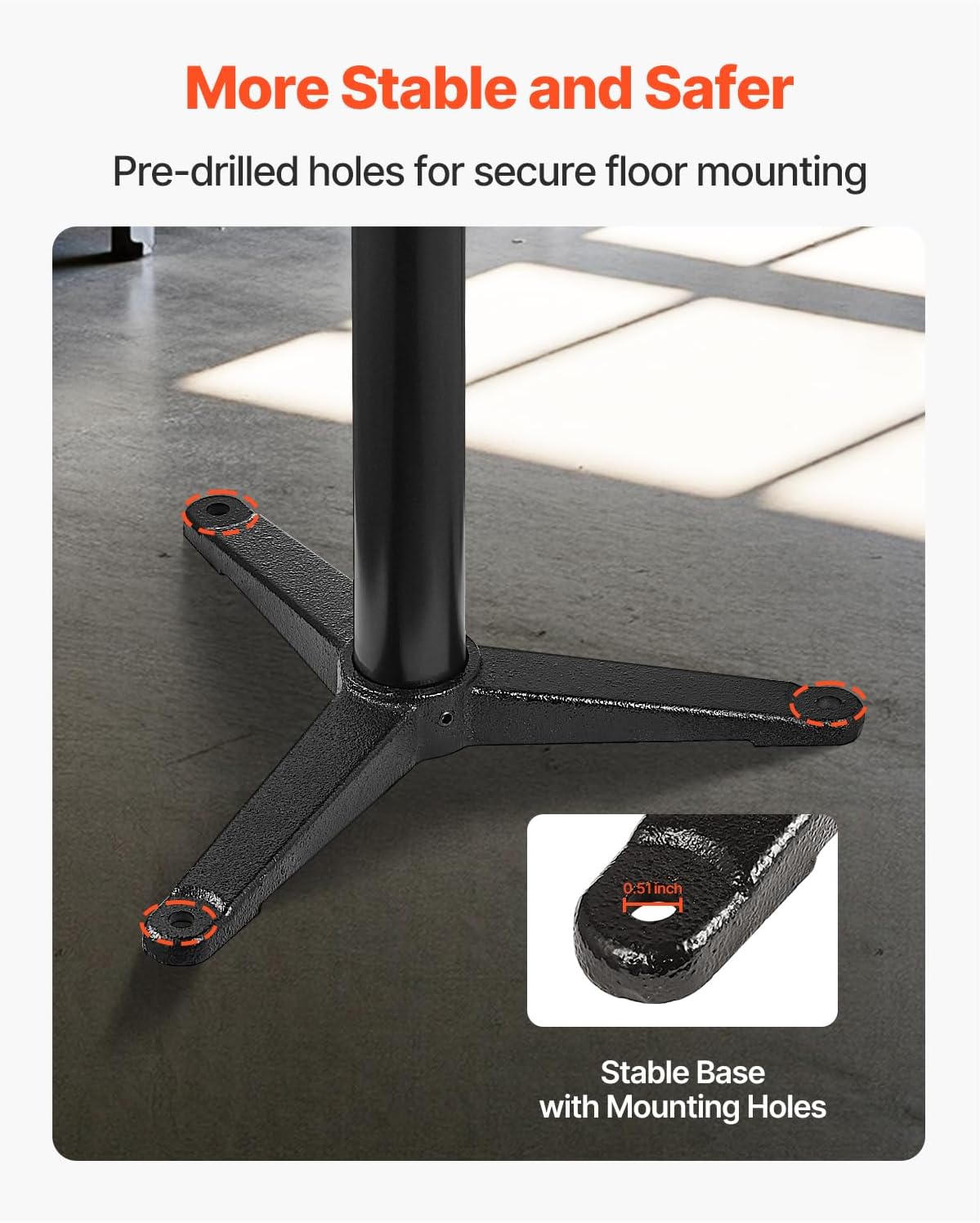 Happybuy Adjustable Bench Grinder Stand – 5-Level Height Pedestal with 12x10 Mounting Plate, Cast Iron Base & Grinding Wheel Storage Compartment