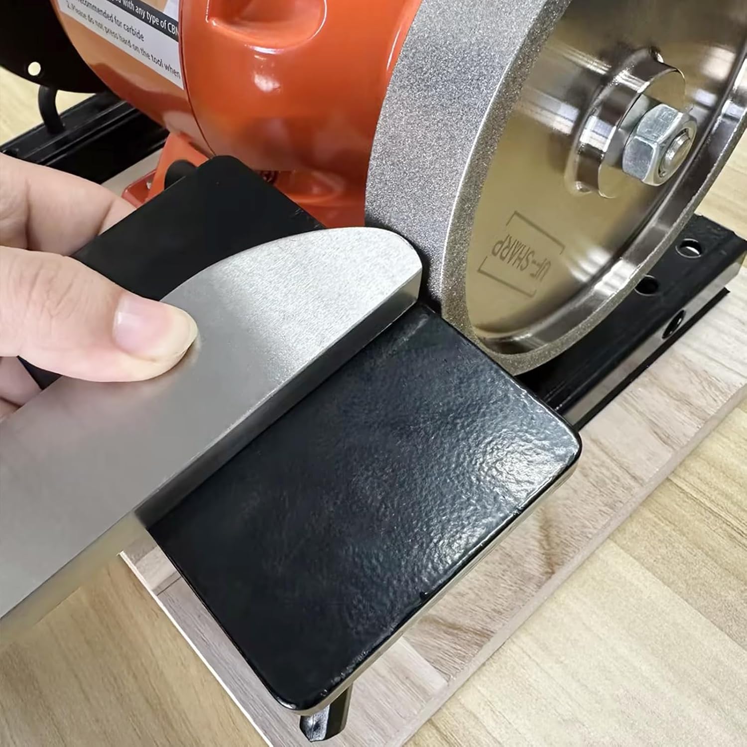 8 inch CBN Grinding Wheel and Lathe Tool Sharpening Jig