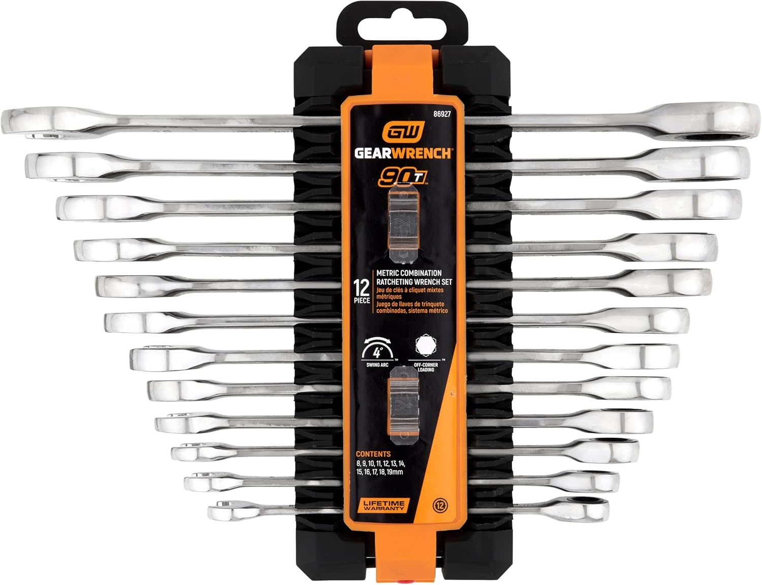 GEARWRENCH - Set Wr Rat Comb 12Pt 90T 12Pc Mm (86927)