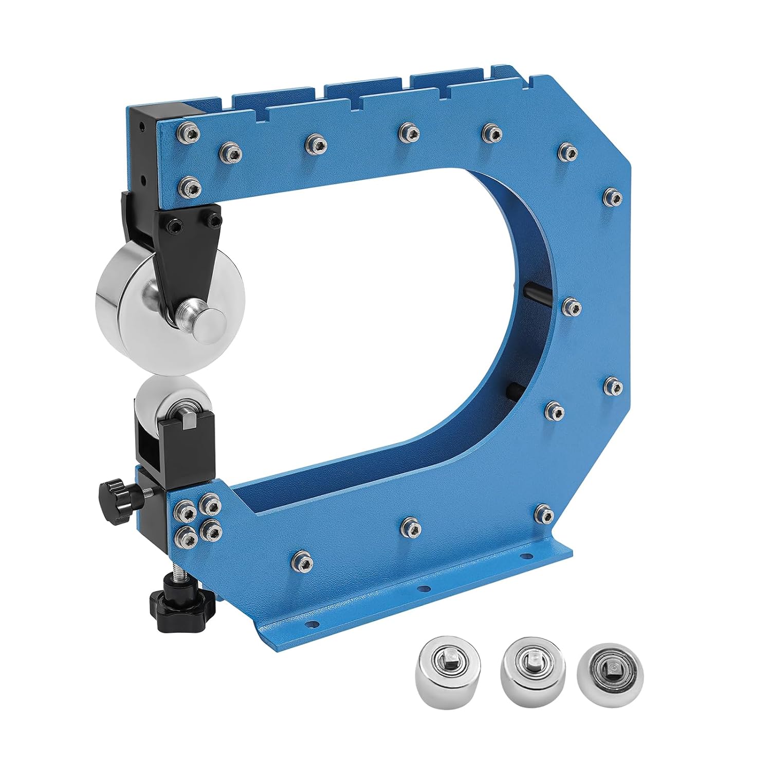 12' Benchtop English Wheel, Professional Heavy Duty English Wheel Manual Metal Shaping Tool for Steel, Aluminum 45# Steel Frame, 30.5CM Throat Depth