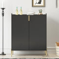 39' Moisture-Resistant Freestanding Storage Cabinet, Kitchen Storage Bakers Rack with Adjustable Shelf, Utility Food Cupboard with Anti-Tipping Device for Kitchen Dining Living Room, Black