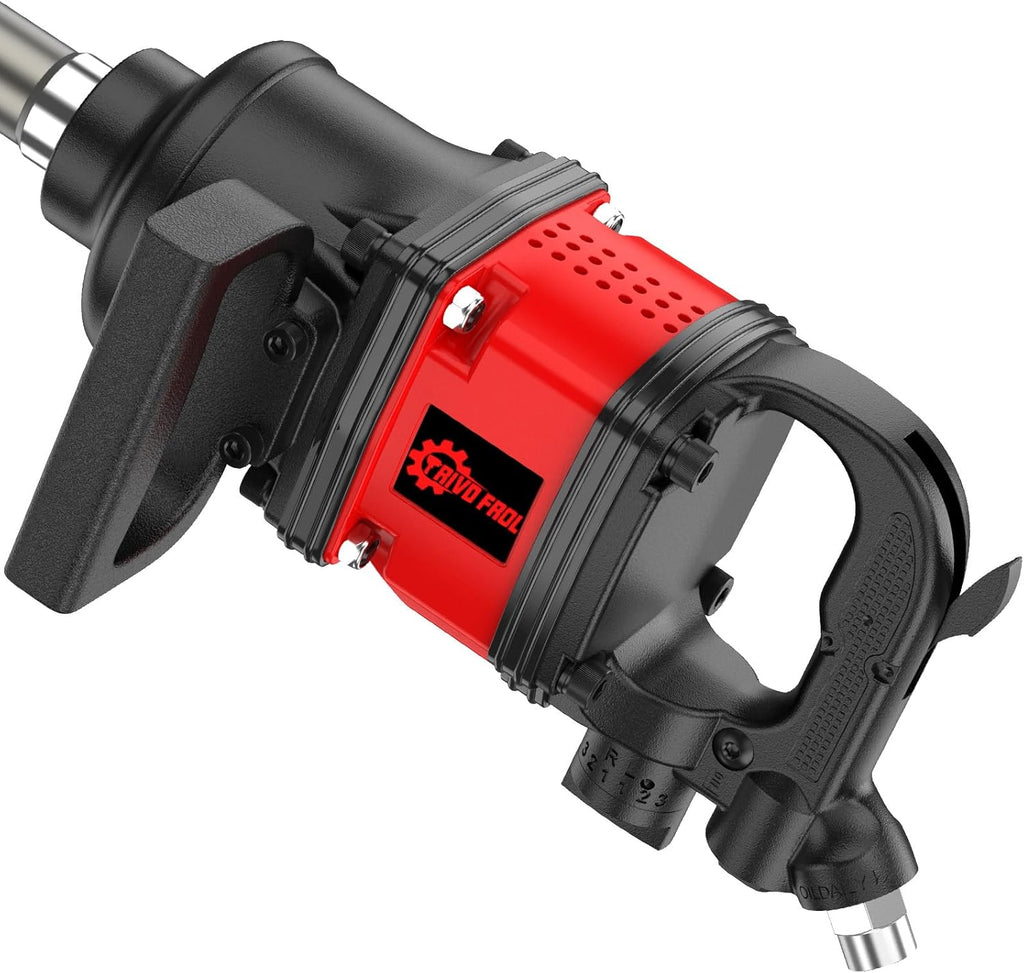 Trivd Frol Air Impact Wrench 1 inch Impact Gun 1 Inch Impact Wrench, Up to 3550 Ft.lbs, 5000RPM High Torque Pneumatic Impact Wrench with 32mm-33mm Sockets, 1/2' Air Inlet for Heavy Duty Repairs