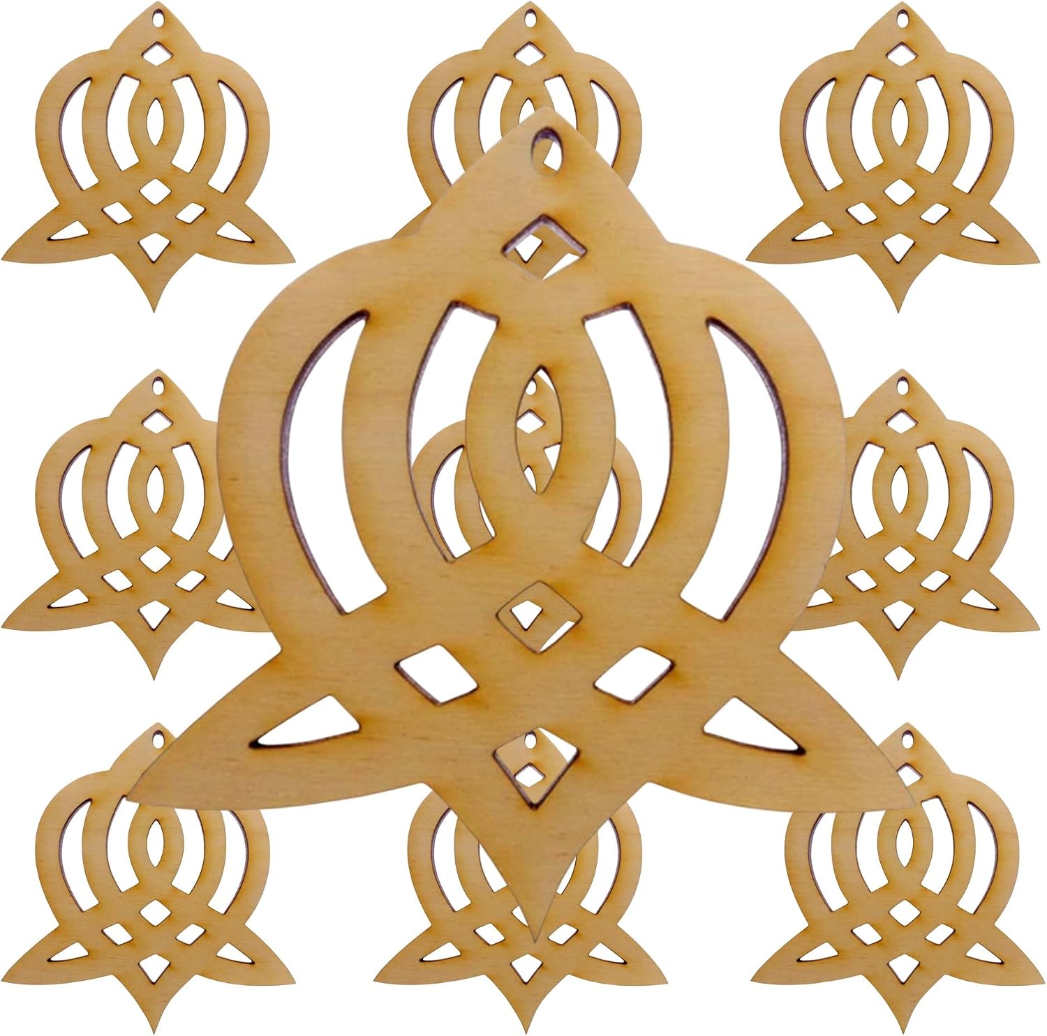 10PK Personalized Celtic Sisters Knot Ornament, Unique Celtic Sisterhood Gift Ideas, Handcrafted Celtic Christmas Decorations