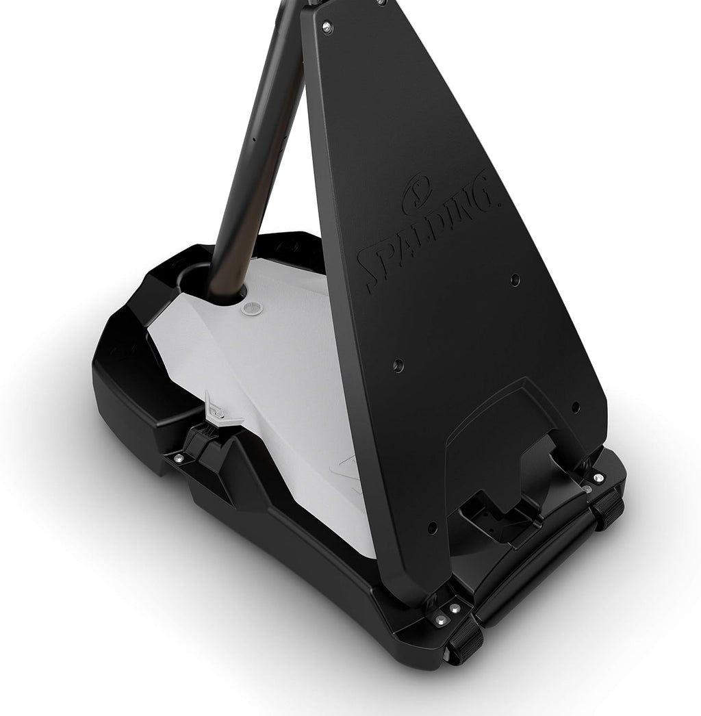 Spalding Ultimate Hybrid Portable Basketball Hoop | Adjustable Height from 7.5' to 10' in Infinite Increments | Arena Slam Breakaway Rim