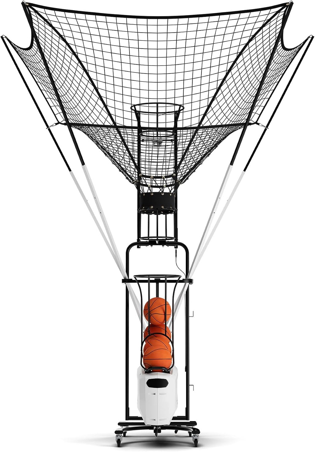 Dr. Dish Home Basketball Shooting Machine - Shot Trainer and Automatic Rebounder for Home and Driveway Use
