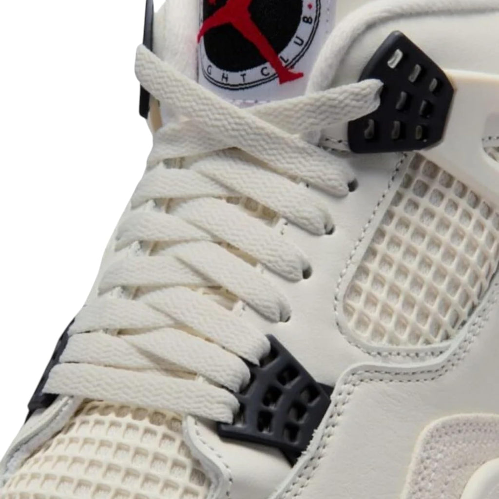 Air Jordan 4 Retro Flight Club Men's Shoes (Sail/University Red/Black)