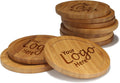 BambooMN Custom Laser Engraved Personalized Bamboo Wooden Company Logo Promotional Marketing Business Bulk Coasters - Round - 100 Pieces