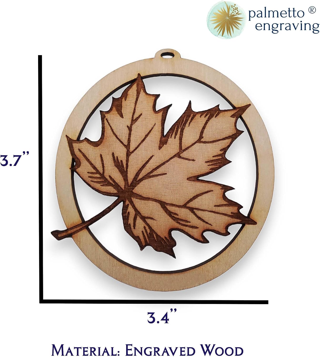 10PK Personalized Maple Leaf Ornaments, Thanksgiving Christmas Tree Decorations, Fall Decorations for Christmas Tree