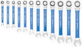 Park Tool MWR-SET Ratcheting Metric Wrench Set,6mm 17mm Tool,Blue/Silver