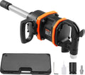 VEVOR 1 Inch Air Impact Wrench, Up to 3160 ft-lbs High Reverse Torque Output 1' Pneumatic Impact Gun w/ 8 Inch Extended Anvil & Carrying Case for Heavy Duty Repairs and Maintenance